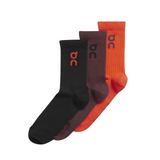 On Running Unisex Logo Sock 3-Pack - Spice / Mulberry