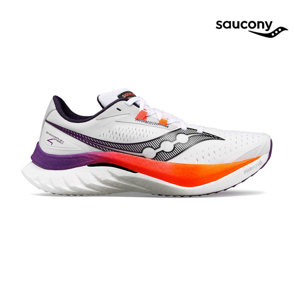 Saucony Men Endorphin Speed 4 White Viziorange Running Lab Singapore