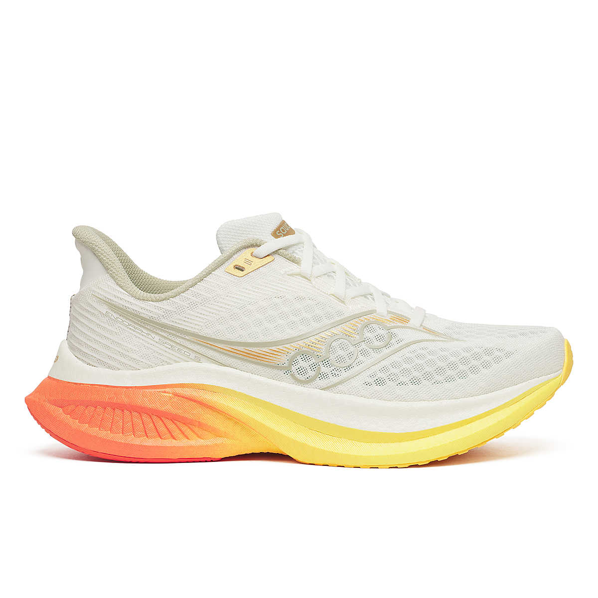 Buy Saucony Men Endorphin Speed 5 Wide - Ivory / Fire for running in Singapore - Running Lab SG