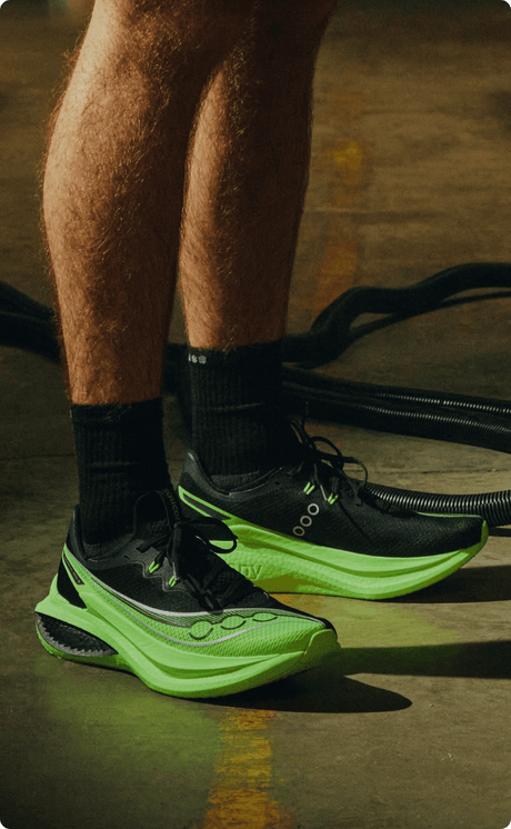 Buy Saucony Men Endorphin Pro 5 - Citron / Black for running in Singapore - Running Lab SG