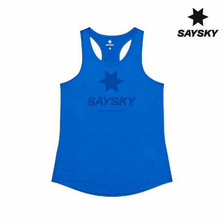 Buy SAYSKY Women Logo Combat Pro Singlet - Blue for running in Singapore - Running Lab SG