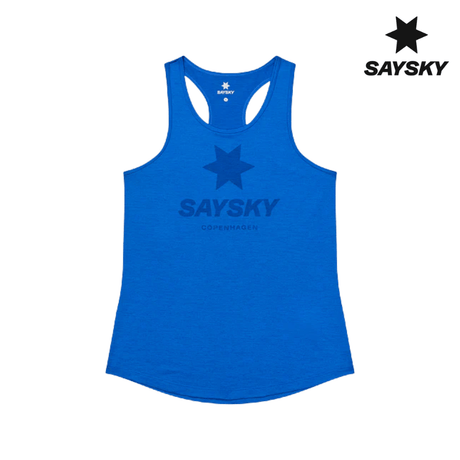 Buy SAYSKY Women Logo Combat Pro Singlet - Blue for running in Singapore - Running Lab SG