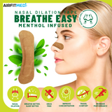 Buy AirFit Medi Nasal Dilation Tape - Menthol Infused for running in Singapore - Running Lab SG
