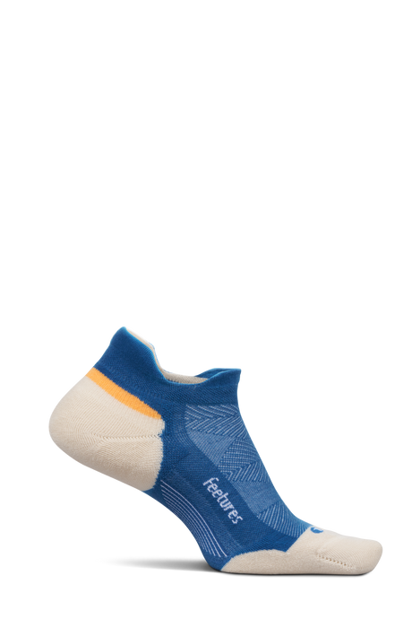 Feetures Active Elite Max Cushion No Show Tab - Rally Blue