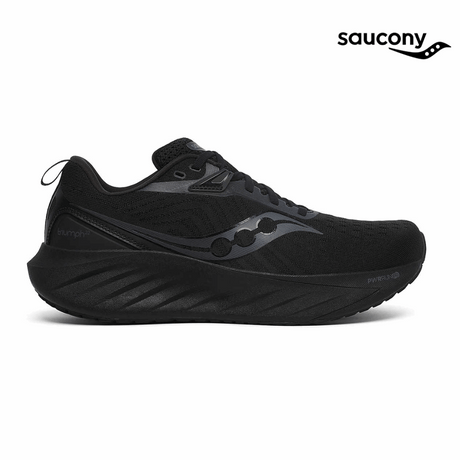 Buy Saucony Men Triumph 22 - Triple Black for running in Singapore - Running Lab SG