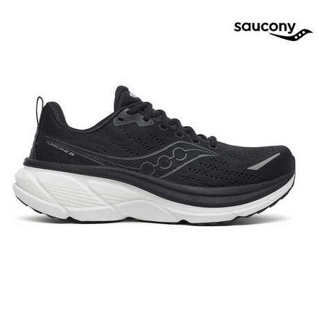 Buy Saucony Men Hurricane 25 Wide - Black / White for running in Singapore - Running Lab SG
