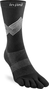 Injinji Run Lightweight Crew Coolmax - Black