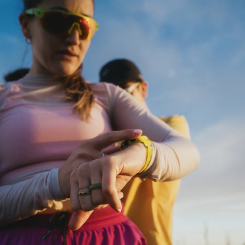 Suunto Run Textile Strap - Lime (46mm) – Running Lab Singapore