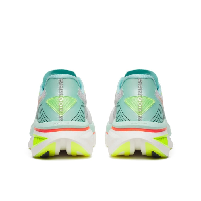 Saucony Women Endorphin Azura - White / Splash – Running Lab Singapore