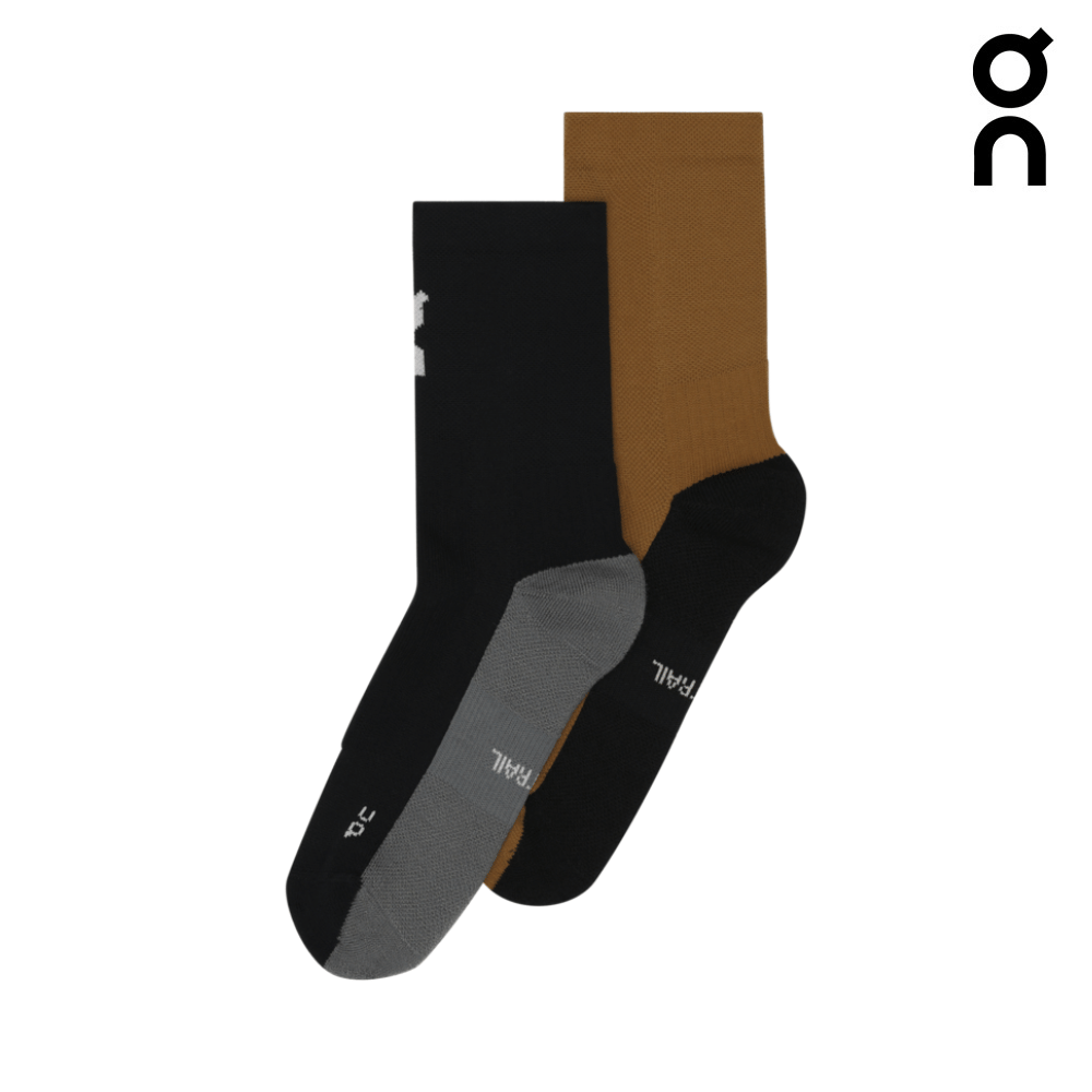 On Unisex Trail Sock High 2 Pack - Black / Sphinx – Running Lab Singapore