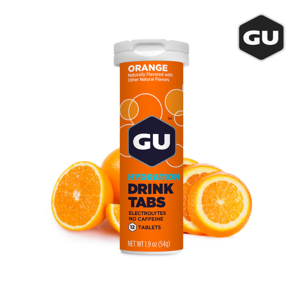 (1 Pack) GU Hydration Drink Tabs - Orange Single - Expiry Date: Jun 2026
