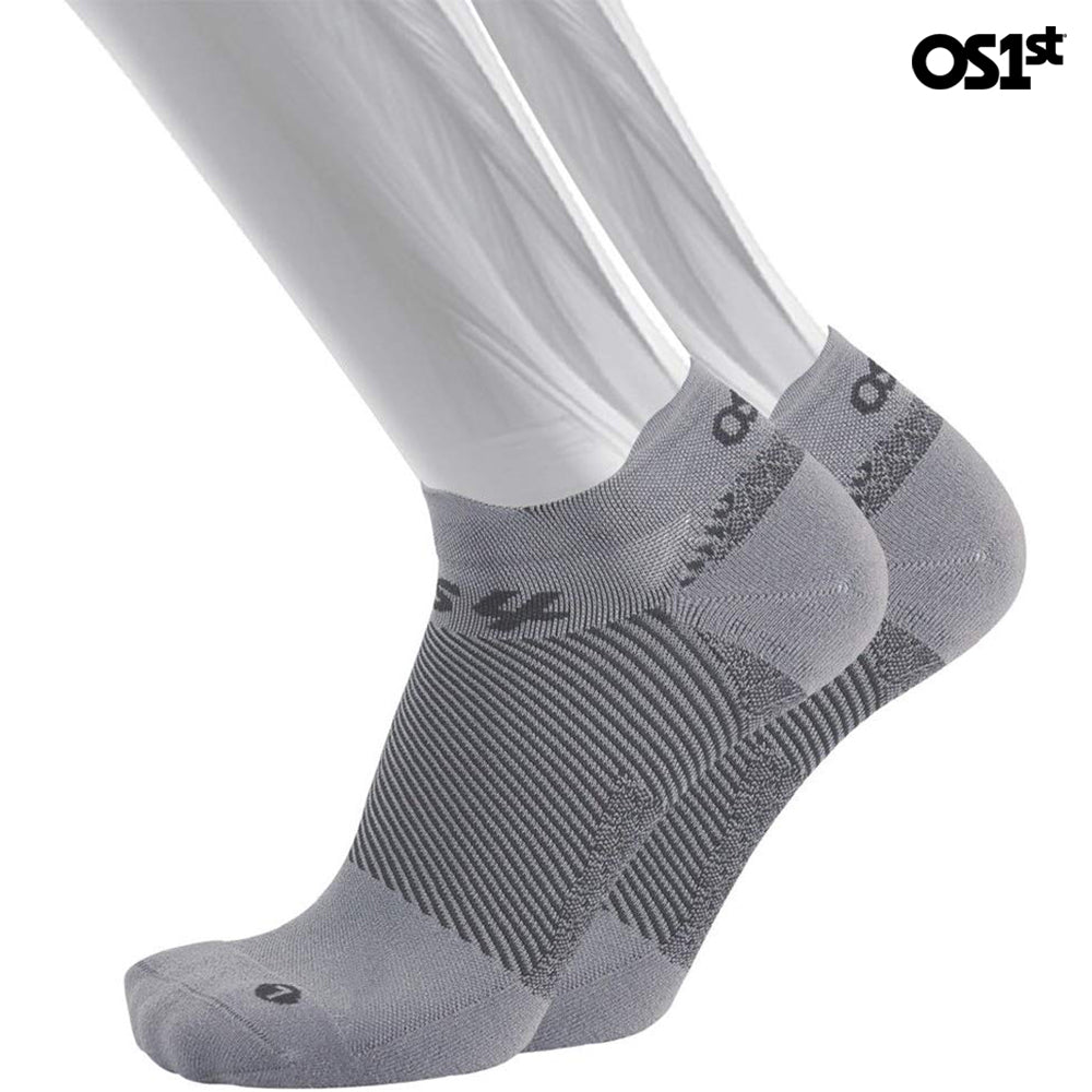 OS1st Plantar Fasciitis No Show Compression Socks - Grey – Running Lab ...