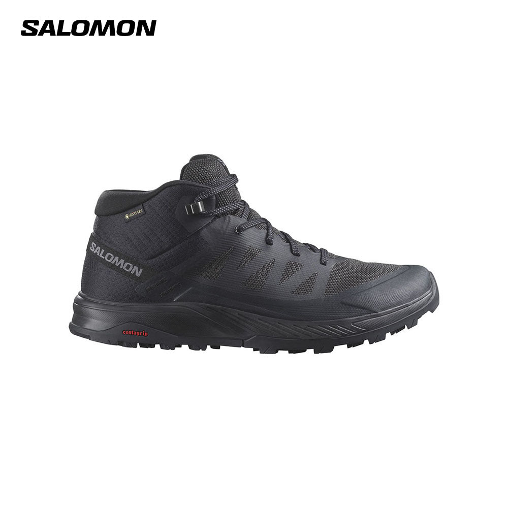 Salomon Men Outrise Mid Gore-Tex - Black/Black/Phantom