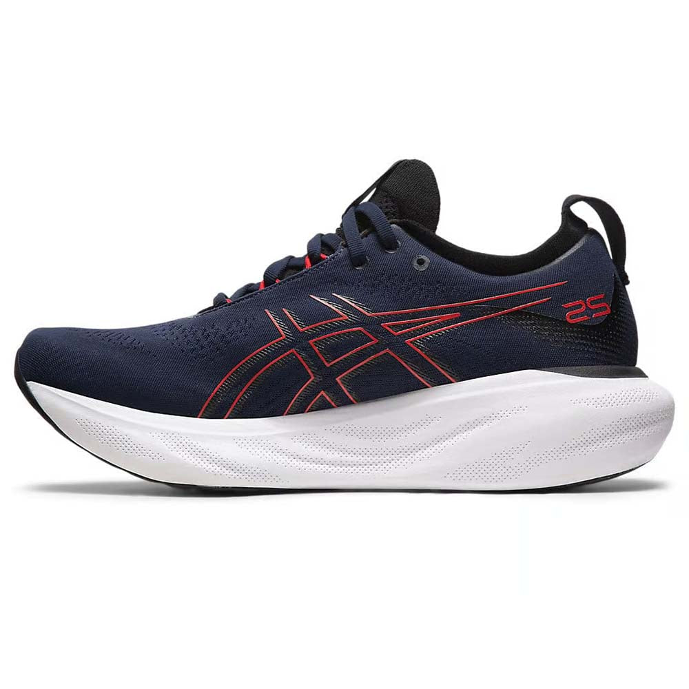 Red asics deals running shoes