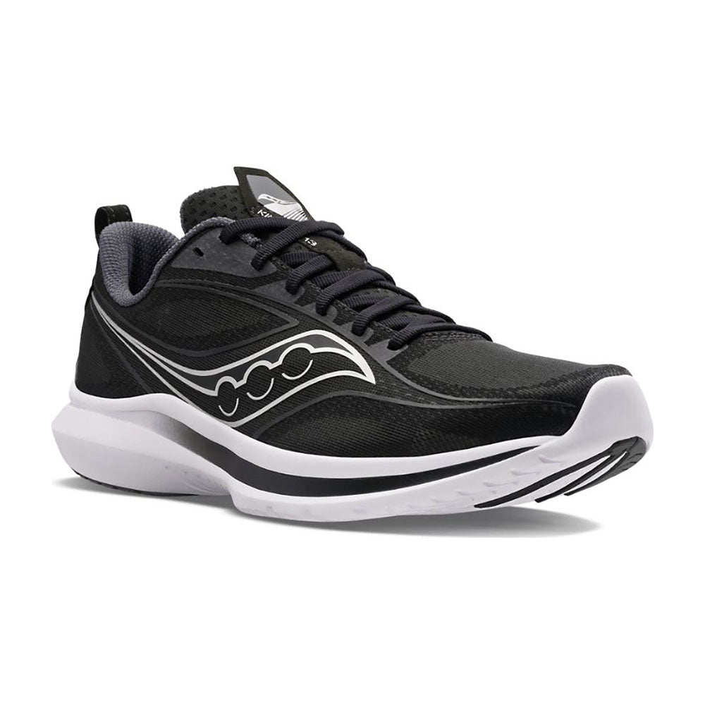 Saucony Men Kinvara 13 Wide Black Silver Running Lab Singapore