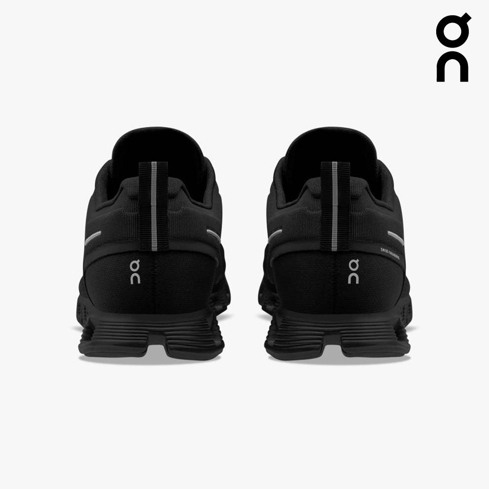 All black sale waterproof sneakers