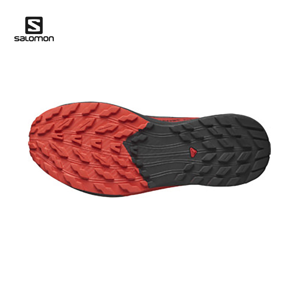 Salomon Men Sense Ride 5 Black Fiery Red Black