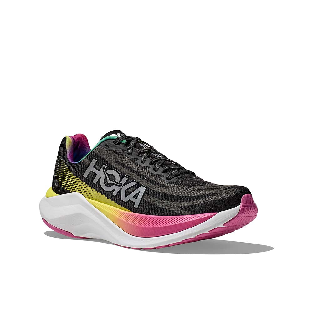 HOKA Men Mach X - Black / Silver – Running Lab Singapore